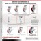 Service Caster 8 Inch Poly on Aluminum Caster Set with Roller Bearings and Brakes/Swivel Locks SCC-35S820-PAR-SLB-BSL-4 - alternate 3